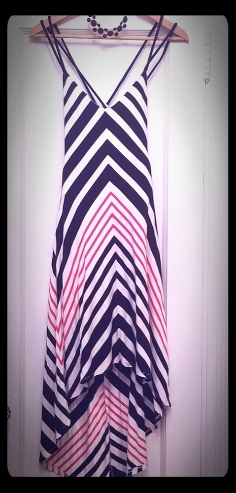Bebe high-low dress